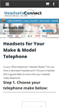 Mobile Screenshot of headsetsconnect.com